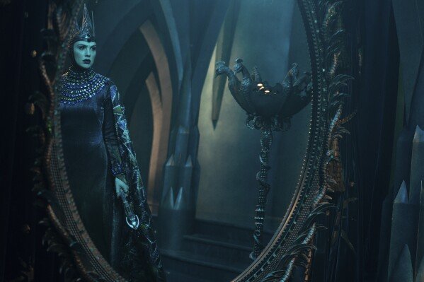 This image released by Disney shows Gal Gadot in a scene from "Snow White." (Disney via AP)